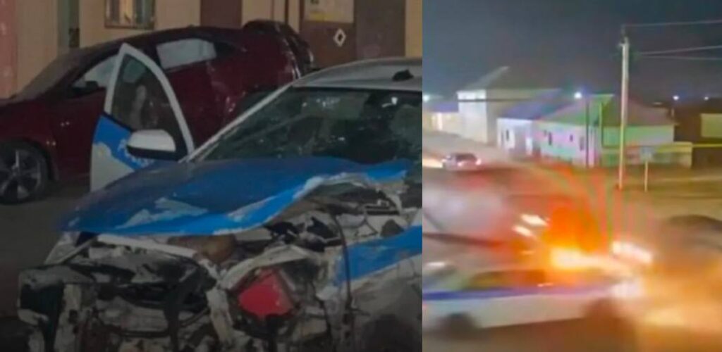 Маңғыстауда полиция көлігі соғылған Toyota-ны жасөспірім жүргізген